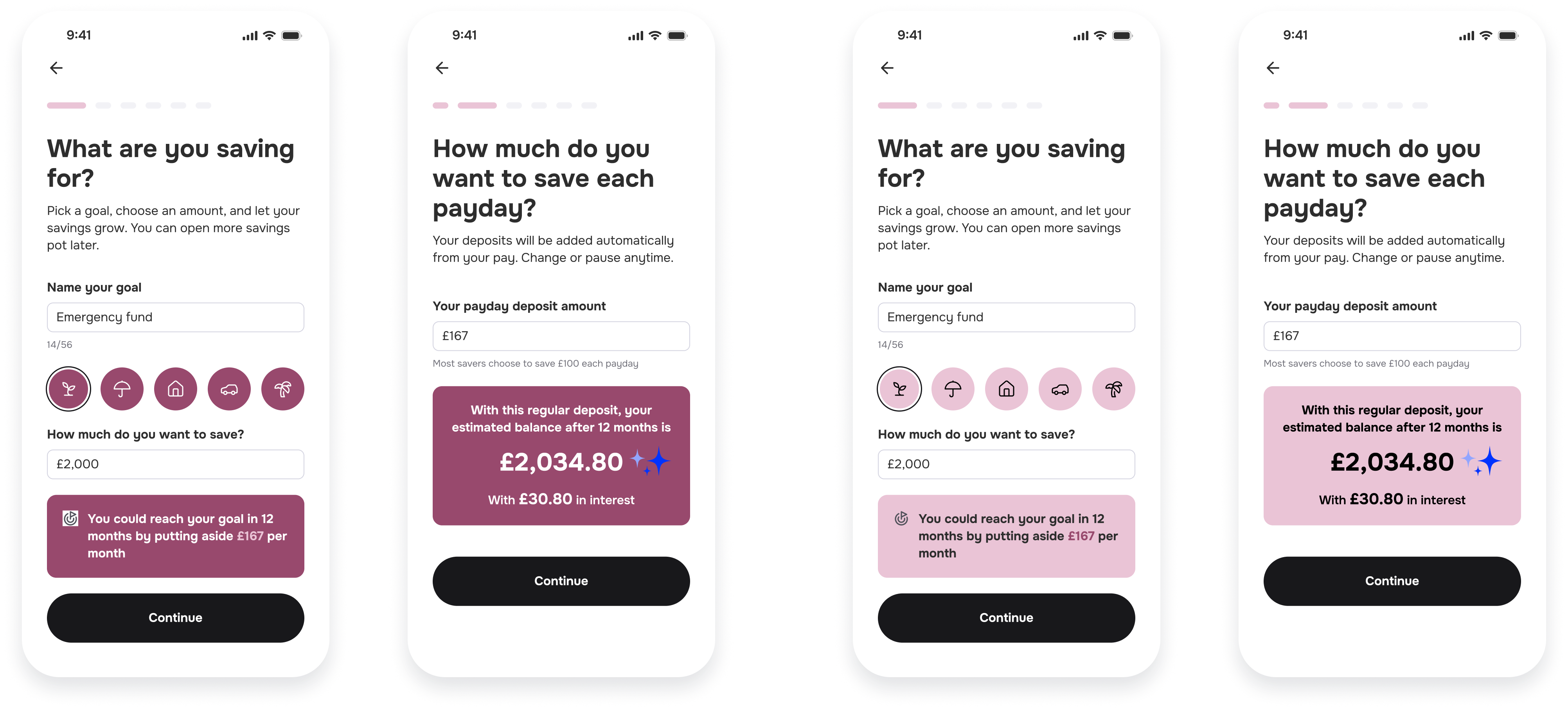 Left - **`Pot`** set to crimson and **`useLightCategoryFont`** set to **`YES`** Right - **`Pot`** set to pink and **`useLightCategoryFont`** left empty